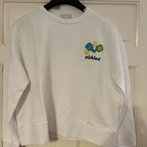 White Pickleball Sweatshirt